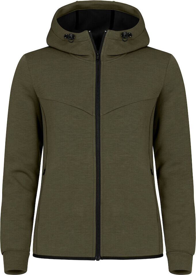 CLIQUE Hayden -naisten hupparitakki Sumunvihreä (75)