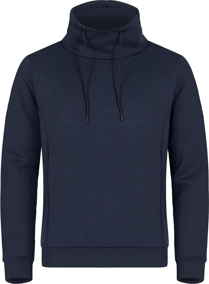 CLIQUE Hobart -miesten korkeakauluksinen collegepaita Tummansininen (580)