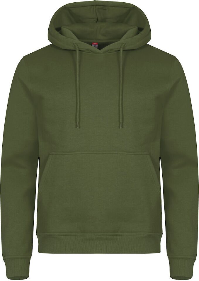 CLIQUE Miami -unisex-mallinen huppari Armeijanvihreä (71)