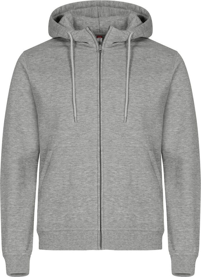 CLIQUE Miami -unisex-mallinen hupparitakki Meleerattu harmaa (95)