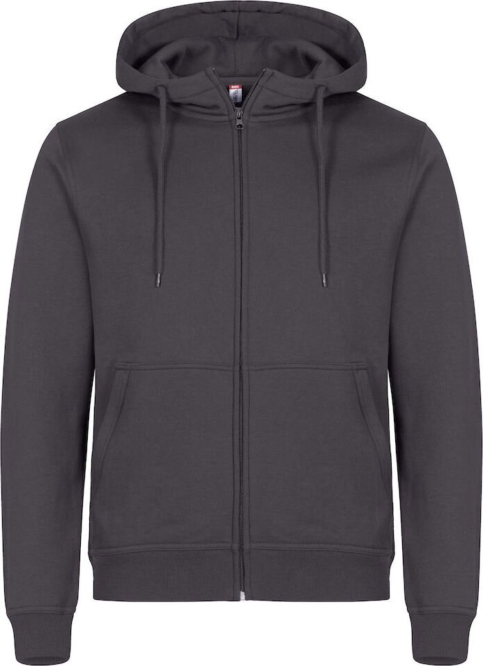 CLIQUE Miami -unisex-mallinen hupparitakki Metallinharmaa (956)