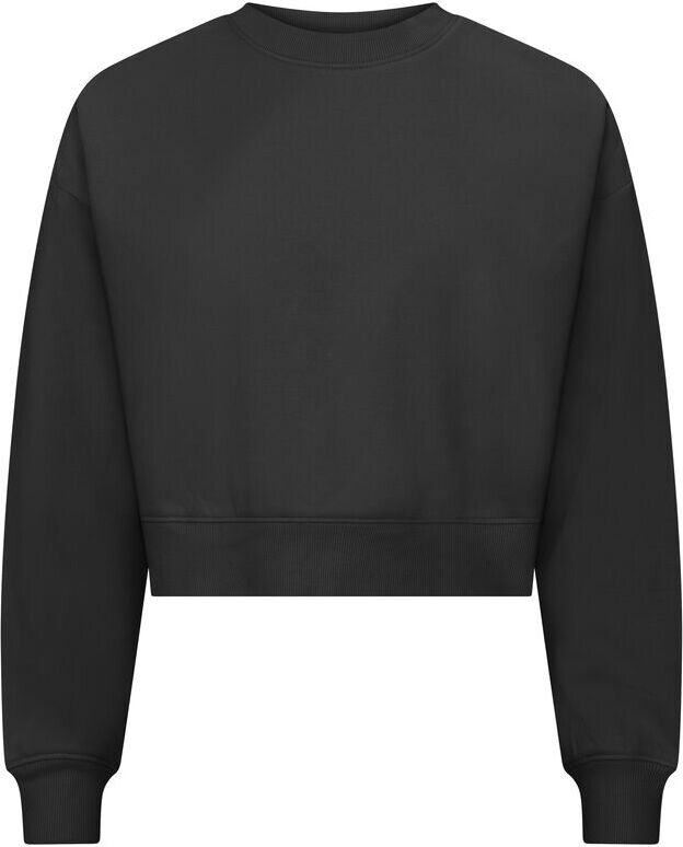 CLIQUE Miami -naisten lyhennetty collegepaita Musta (99)