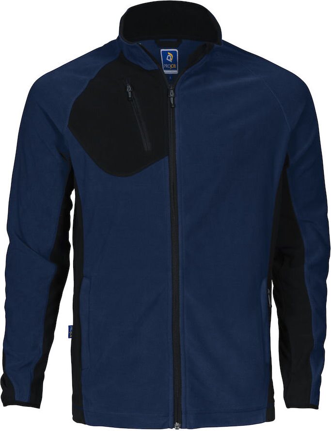 PROJOB 2325 -miesten mikrofleecetakki Tumman sininen (58)
