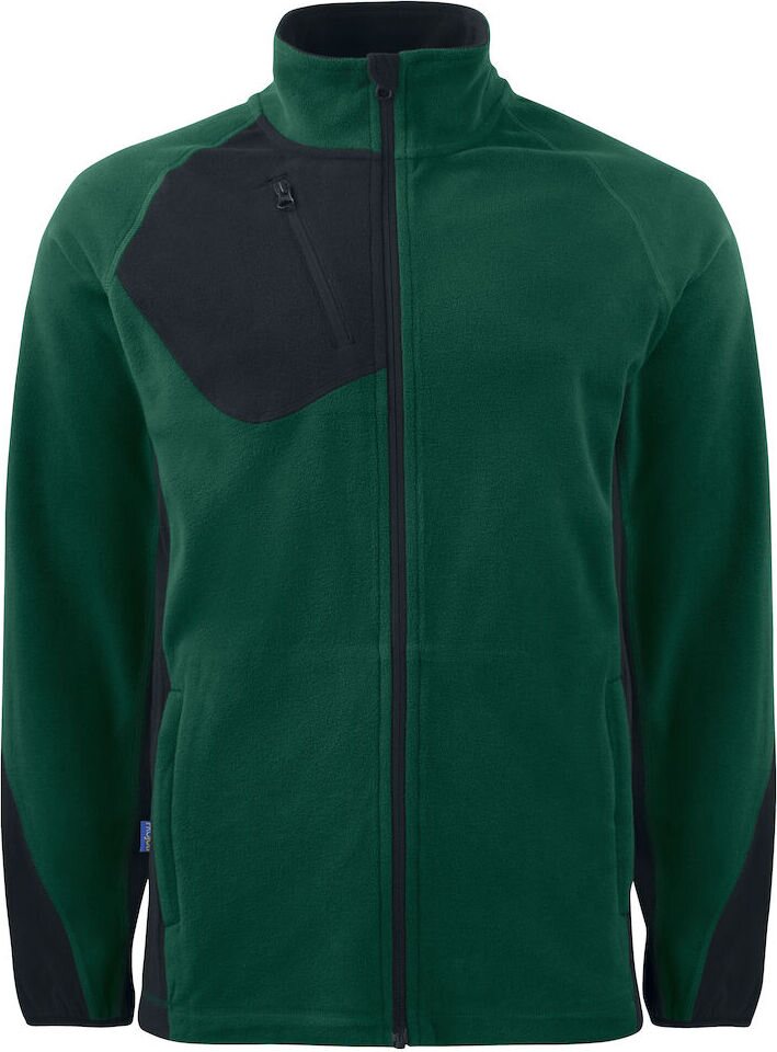 PROJOB 2325 -miesten mikrofleecetakki Tumman vihreä (66)