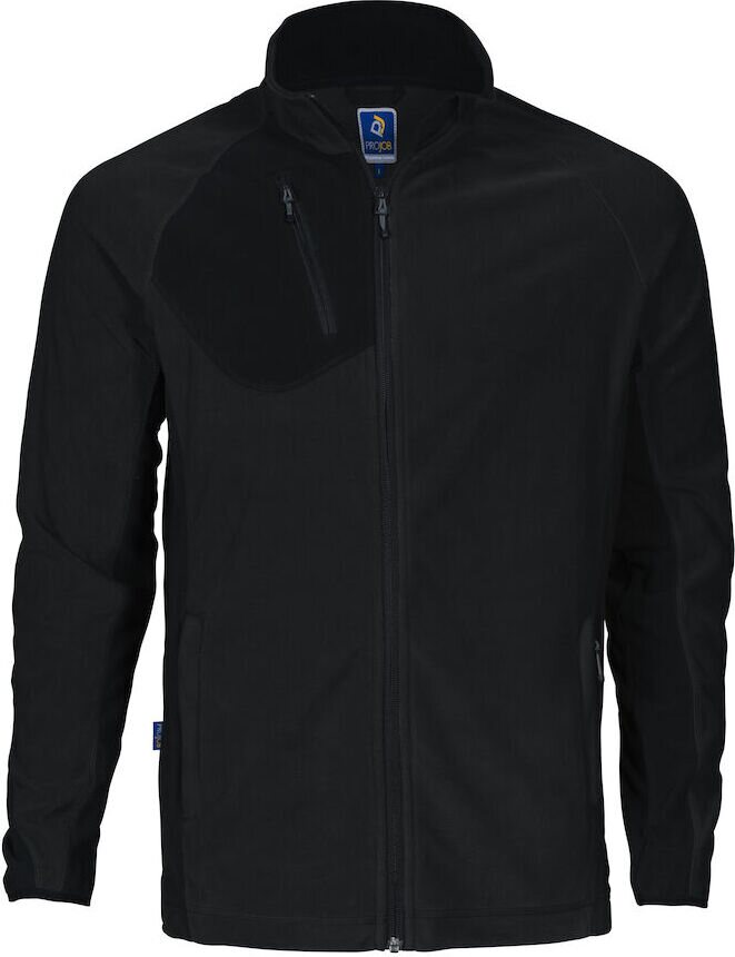 PROJOB 2325 -miesten mikrofleecetakki Musta (99)
