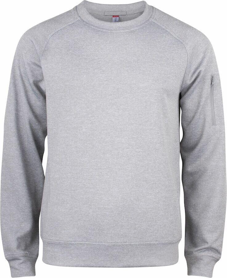 CLIQUE Basic Active -unisex-mallinen collegepaita Meleerattu harmaa (95)