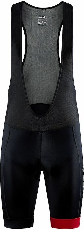 CRAFT CORE Endurance Bib Shorts M Musta/kirkkaan punainen (999430)