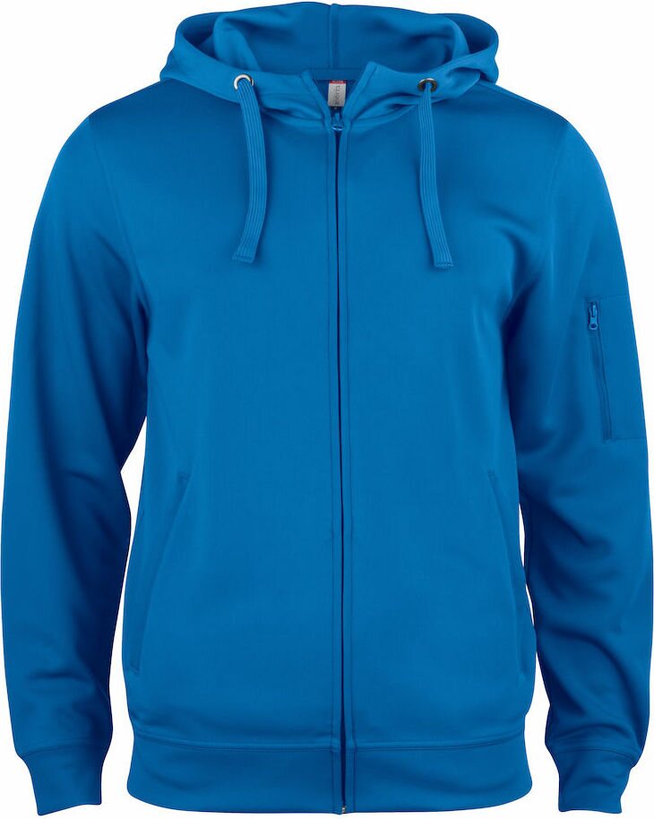 CLIQUE Basic Active Hoody Full Zip Royal blue (55)