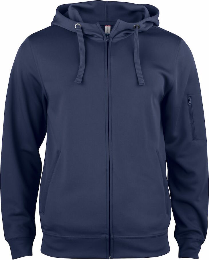 CLIQUE Basic Active Hoody Full Zip Dark navy (580)