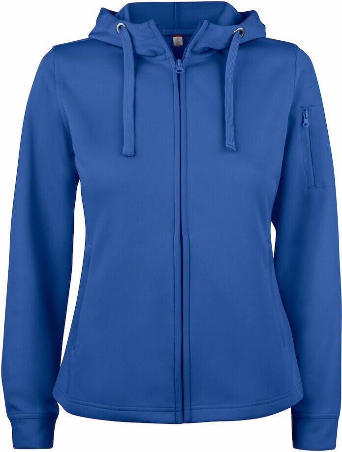 CLIQUE Basic Active Hoody Full Zip Ladies Royal blue (55)