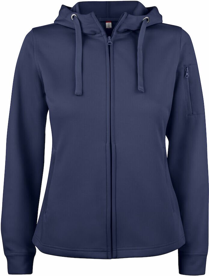 CLIQUE Basic Active Hoody Full Zip Ladies Dark navy (580)