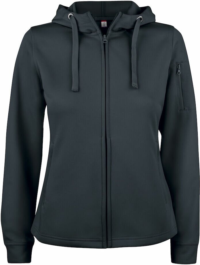 CLIQUE Basic Active Hoody Full Zip Ladies Black (99)