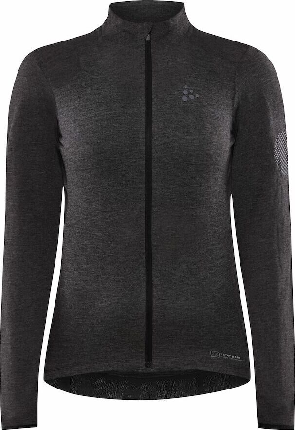 CRAFT CORE Bike Essence Wool LS Jersey W Meleerattu musta (999200)