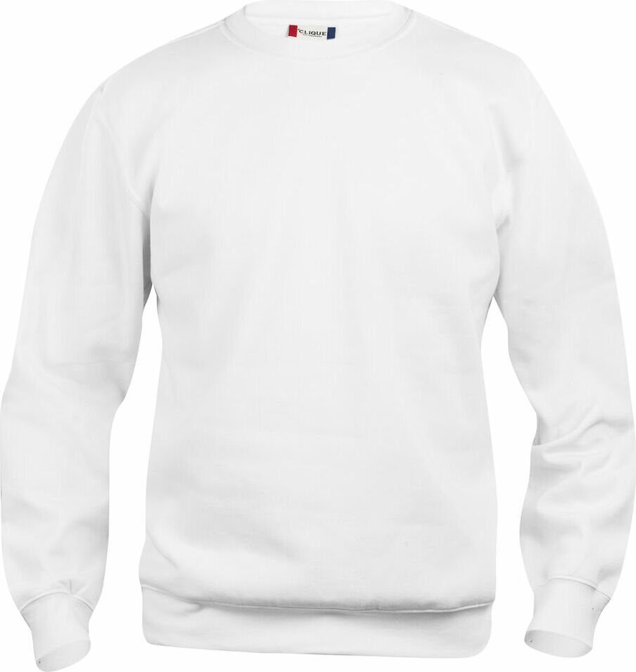 CLIQUE Basic -lasten collegepaita Valkoinen (00)