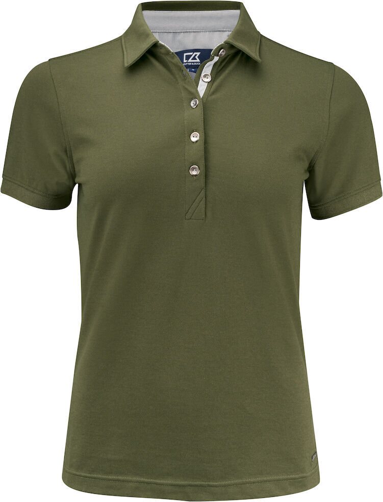 CUTTER & BUCK Advantage Premium Polo Ladies Tummanvihreä (640)