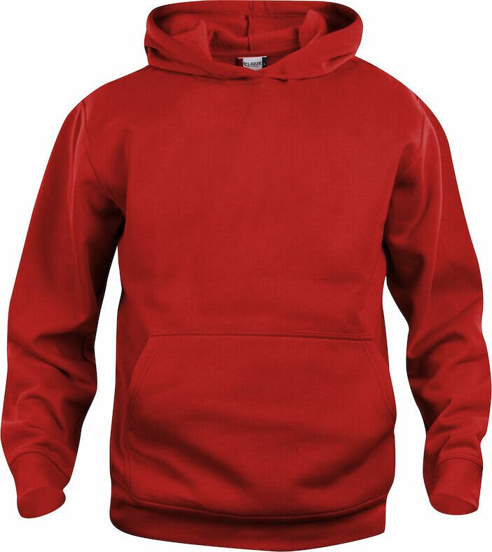 CLIQUE Basic Hoody Junior Red (35)