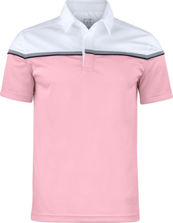 CUTTER & BUCK Seabeck Polo Men Vaaleanpunainen/Valkoinen (21000)