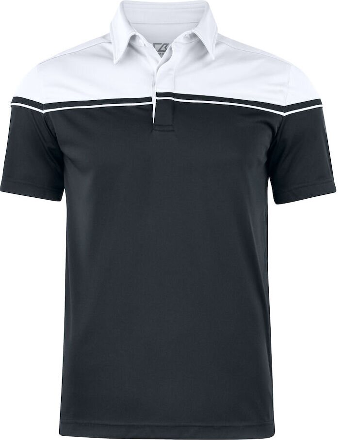 CUTTER & BUCK Seabeck Polo Men Musta/valkoinen (9900)
