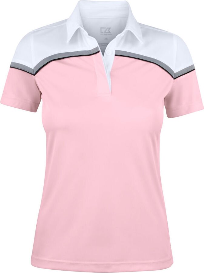 CUTTER & BUCK Seabeck Polo Ladie Vaaleanpunainen/Valkoinen (21000)