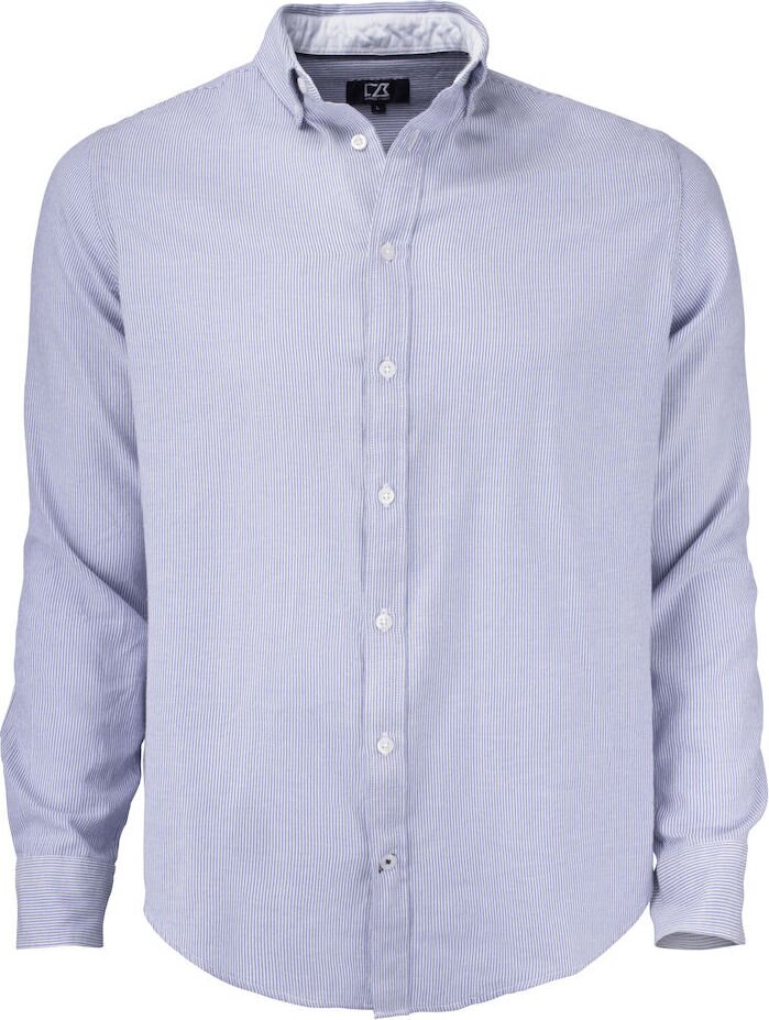 CUTTER & BUCK Belfair Oxford Shirt Men's Ranskan sininen/Valkoinen (50500)