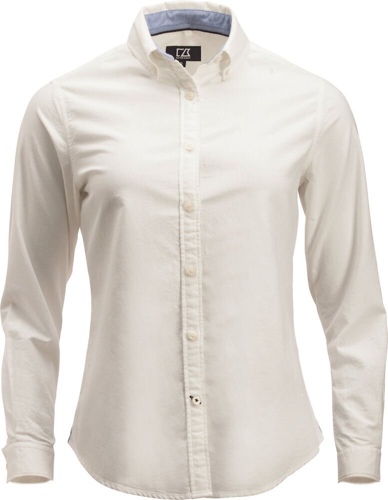 CUTTER & BUCK Belfair Oxford Shirt Ladies Valkoinen (00)