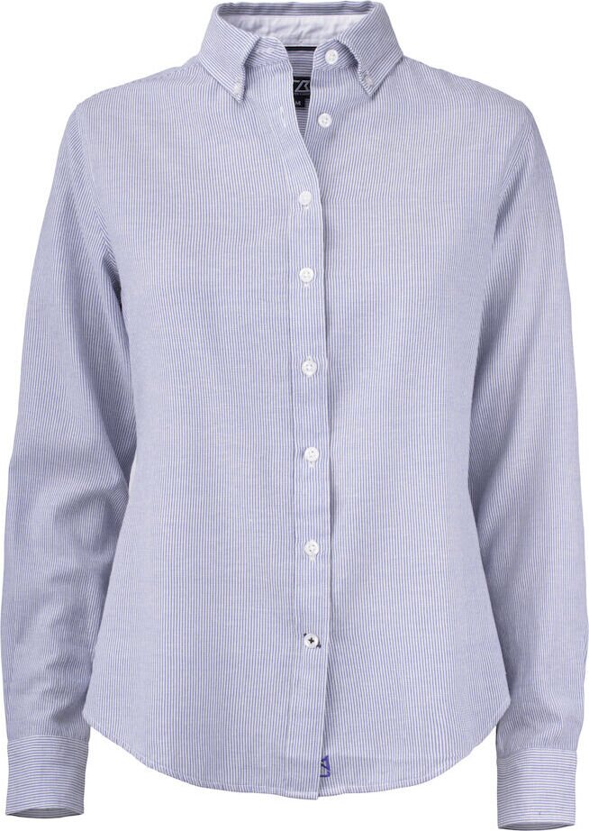 CUTTER & BUCK Belfair Oxford Shirt Ladies Ranskan sininen/Valkoinen (50500)
