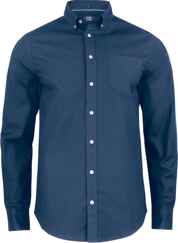 CUTTER & BUCK Hansville Shirt Men Sininen Oxford (530)