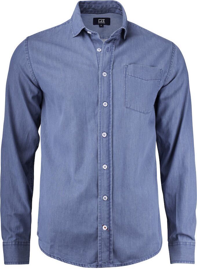 CUTTER & BUCK Ellensburg Denim shirt Denim sininen (581)
