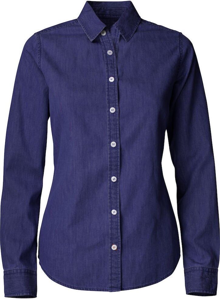 CUTTER & BUCK Ellensburg Denim shirt Ladies Tumma indigo (558)