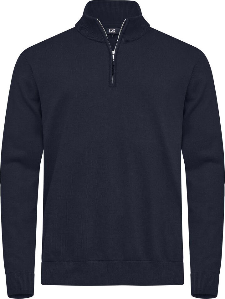 CUTTER & BUCK Oakville Half Zip Sweater Men Tummansininen (580)