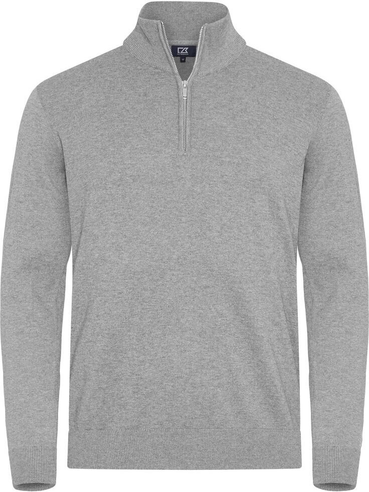CUTTER & BUCK Oakville Half Zip Sweater Men Meleerattu harmaa (95)