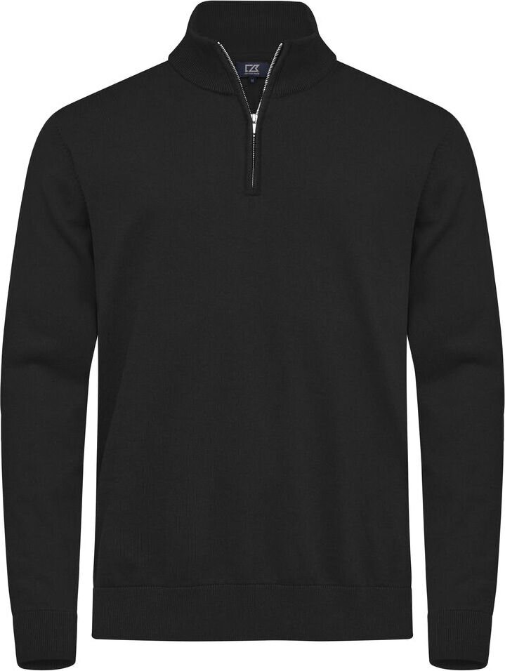 CUTTER & BUCK Oakville Half Zip Sweater Men Musta (99)