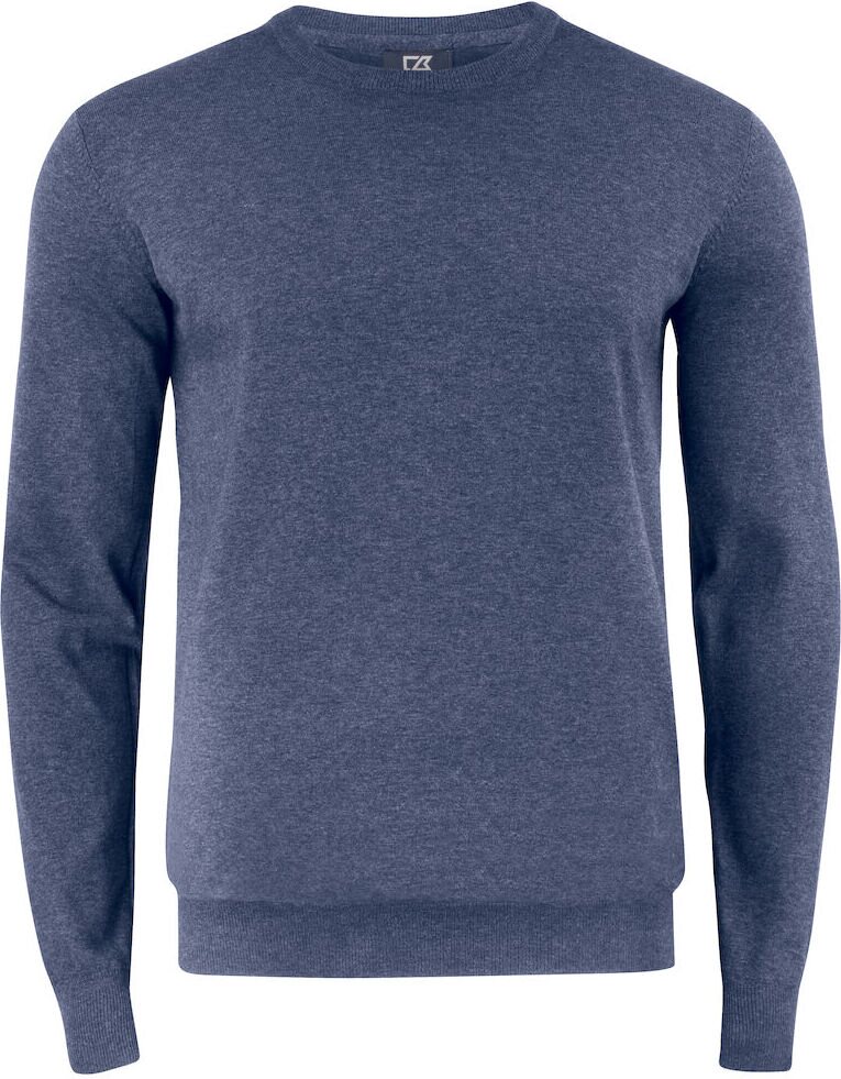 CUTTER & BUCK Oakville Crewneck Men Meleerattu laivastonsininen (554)