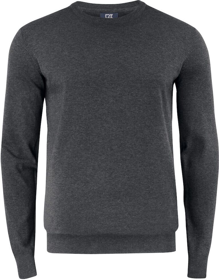 CUTTER & BUCK Oakville Crewneck Men Meleerattu antrasiitti (955)