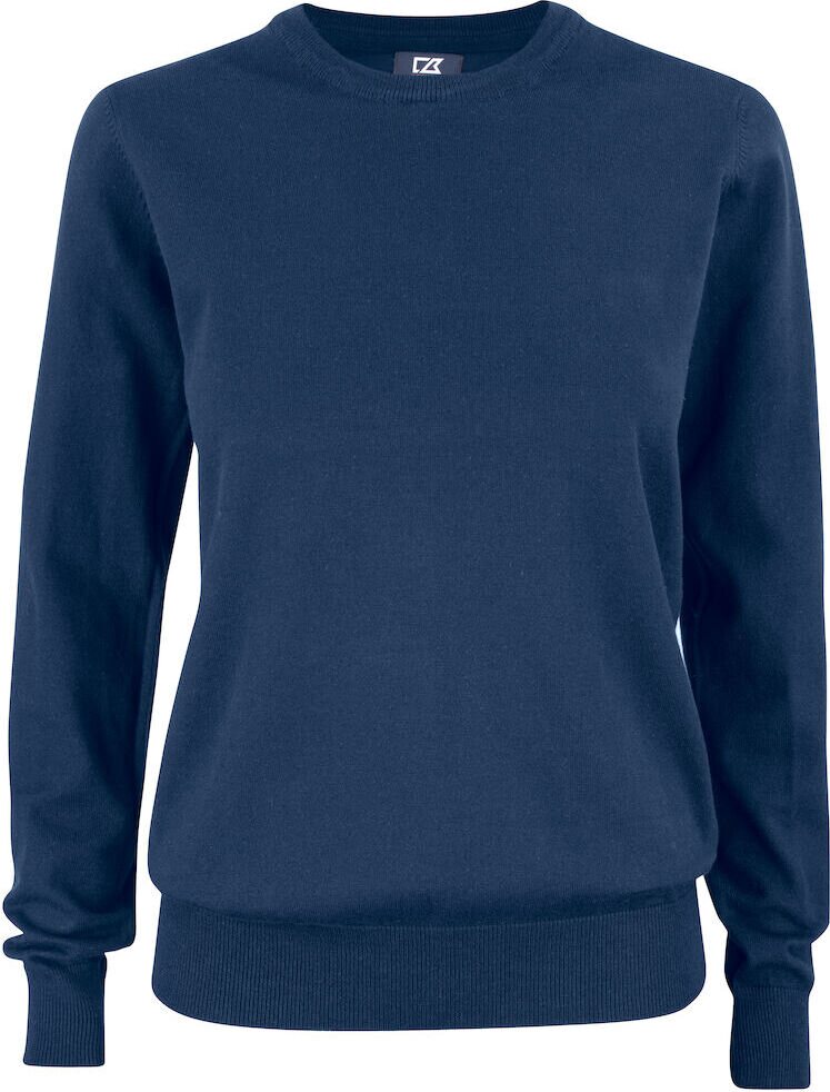 CUTTER & BUCK Oakville Crewneck Ladies Tummansininen (580)