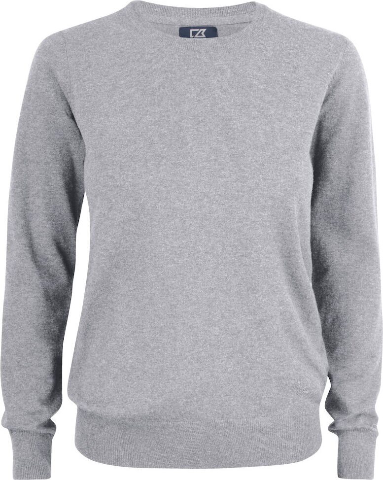 CUTTER & BUCK Oakville Crewneck Ladies Meleerattu harmaa (95)