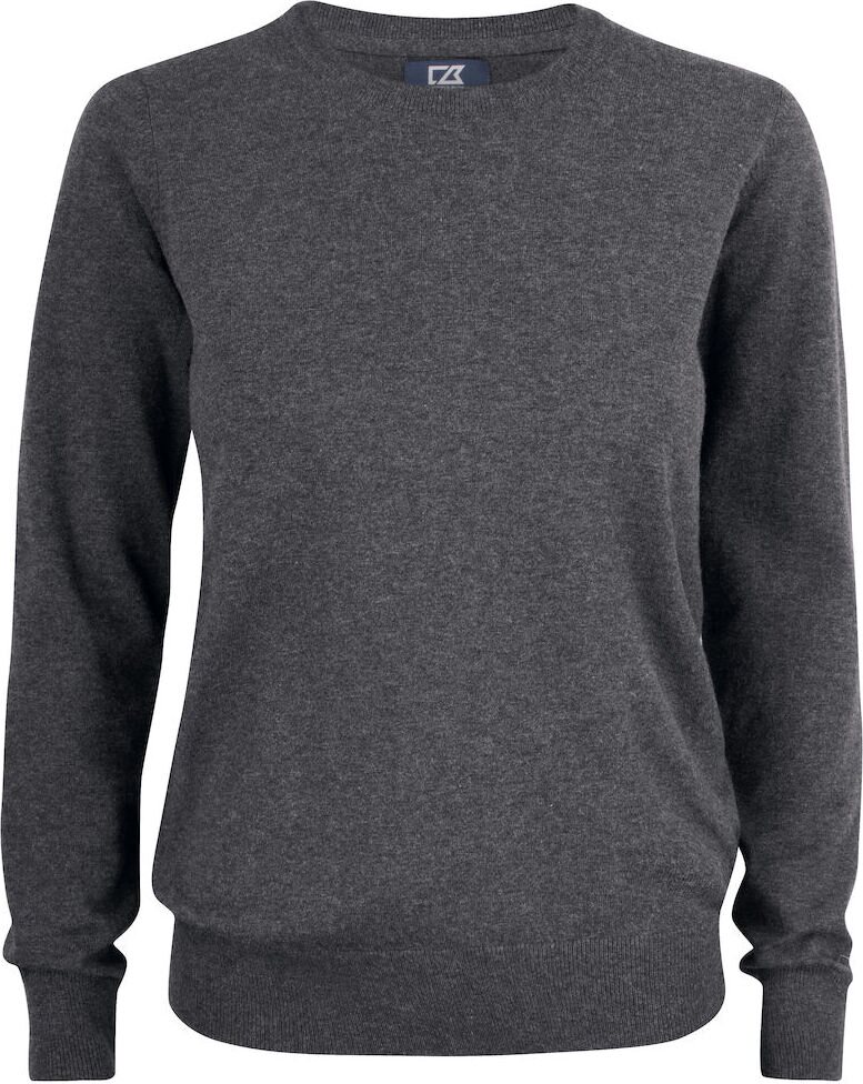 CUTTER & BUCK Oakville Crewneck Ladies Meleerattu antrasiitti (955)