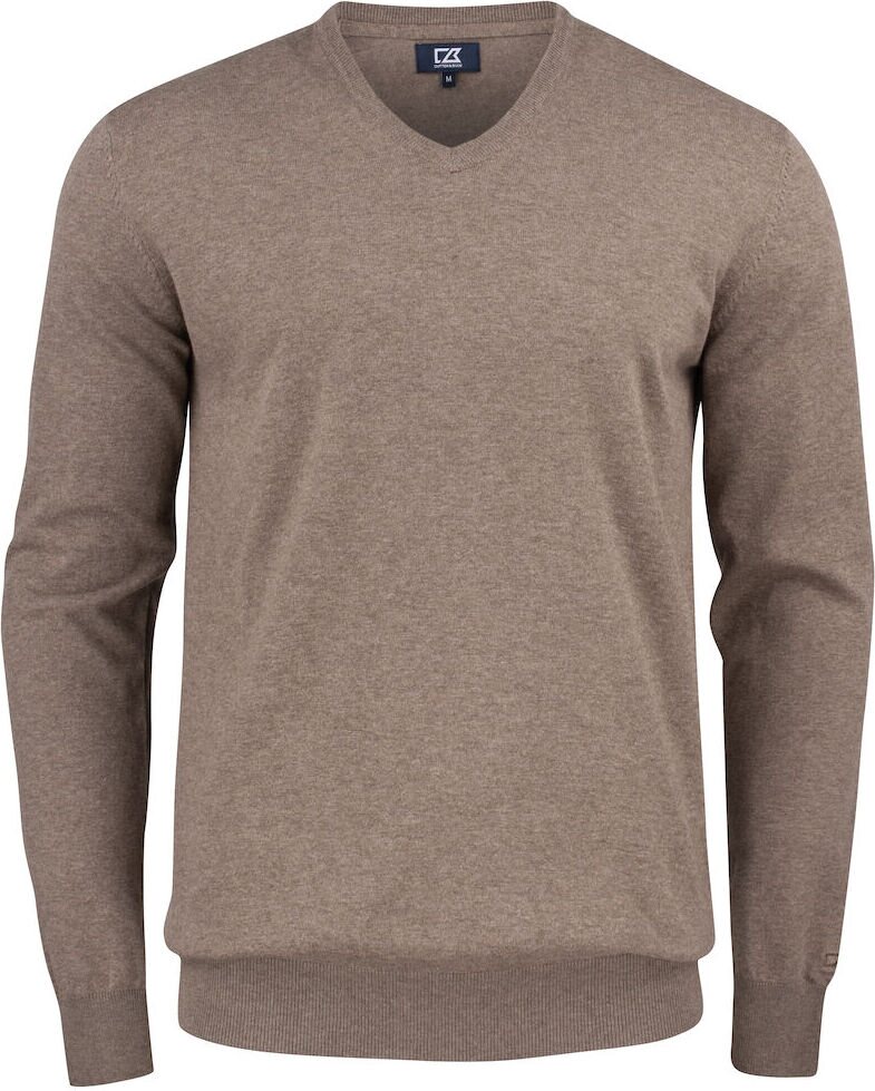 CUTTER & BUCK Oakville V-neck Men Nougat melansi (834)