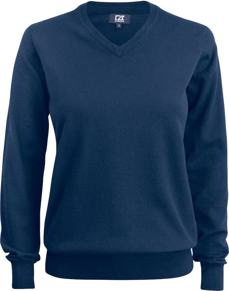 CUTTER & BUCK Oakville V-neck Dames Tummansininen (580)
