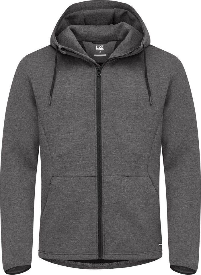 CUTTER & BUCK Pemberton Hood FZ Men Meleerattu antrasiitti (955)