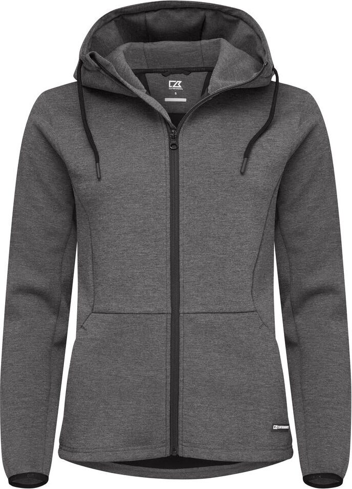 CUTTER & BUCK Pemberton Hood FZ Ladies Meleerattu antrasiitti (955)