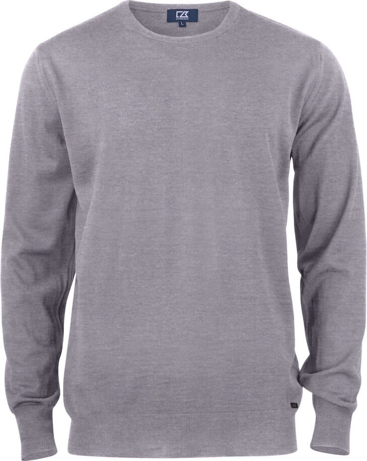 CUTTER & BUCK Kennewick Crewneck Meleerattu harmaa (95)