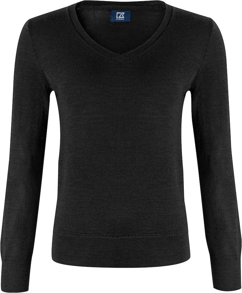 CUTTER & BUCK Vernon V-neck Ladies Musta (99)