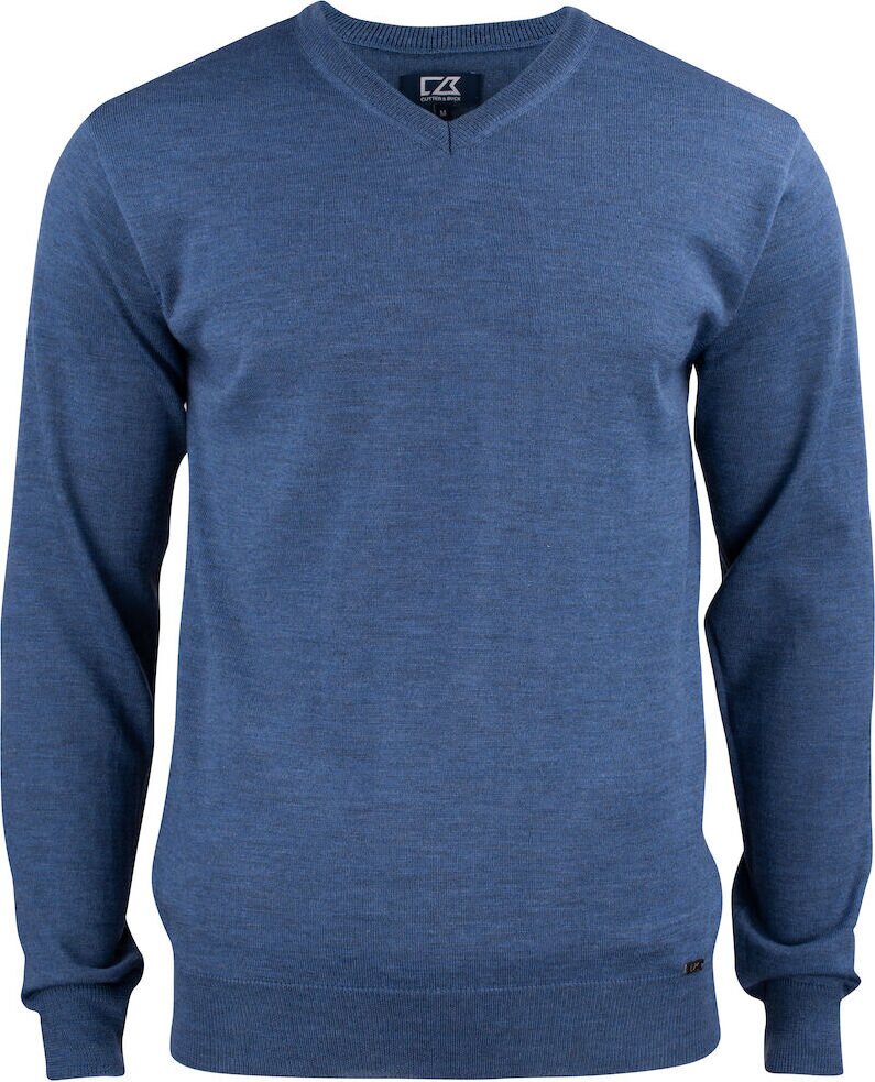 CUTTER & BUCK Everett V-neck Men Denim melansi (569)