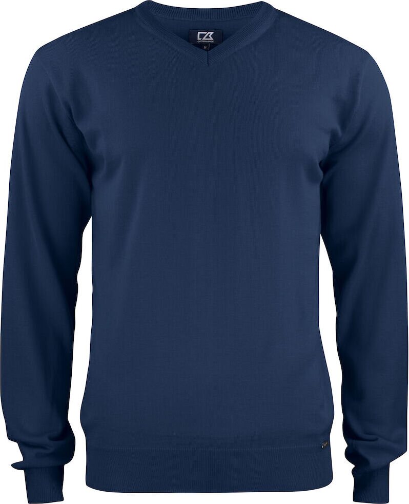 CUTTER & BUCK Everett V-neck Men Tummansininen (580)