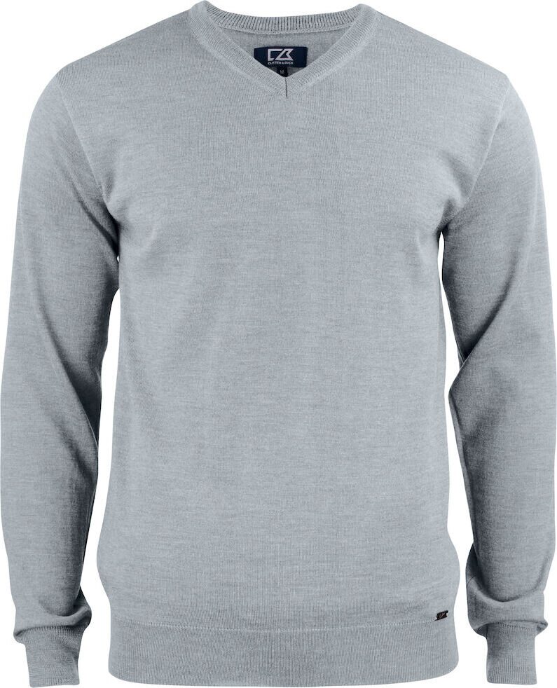 CUTTER & BUCK Everett V-neck Men Meleerattu harmaa (95)