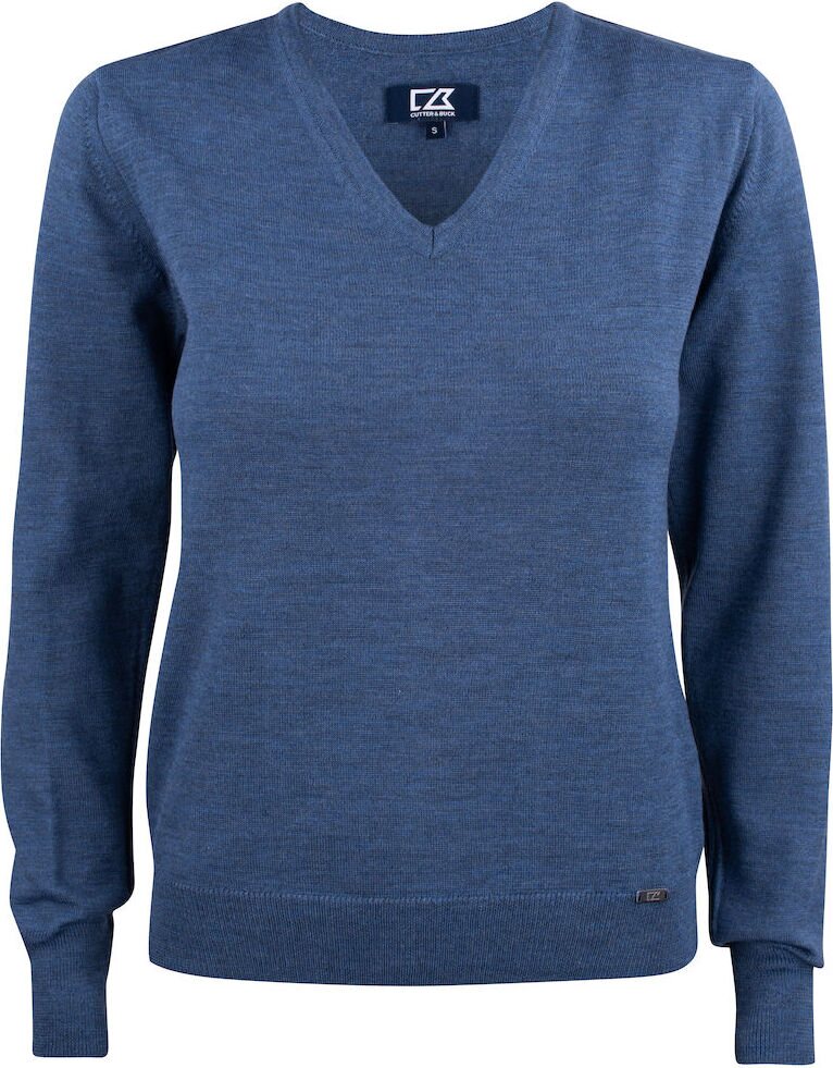 CUTTER & BUCK Everett V-neck Ladies Denim melansi (569)