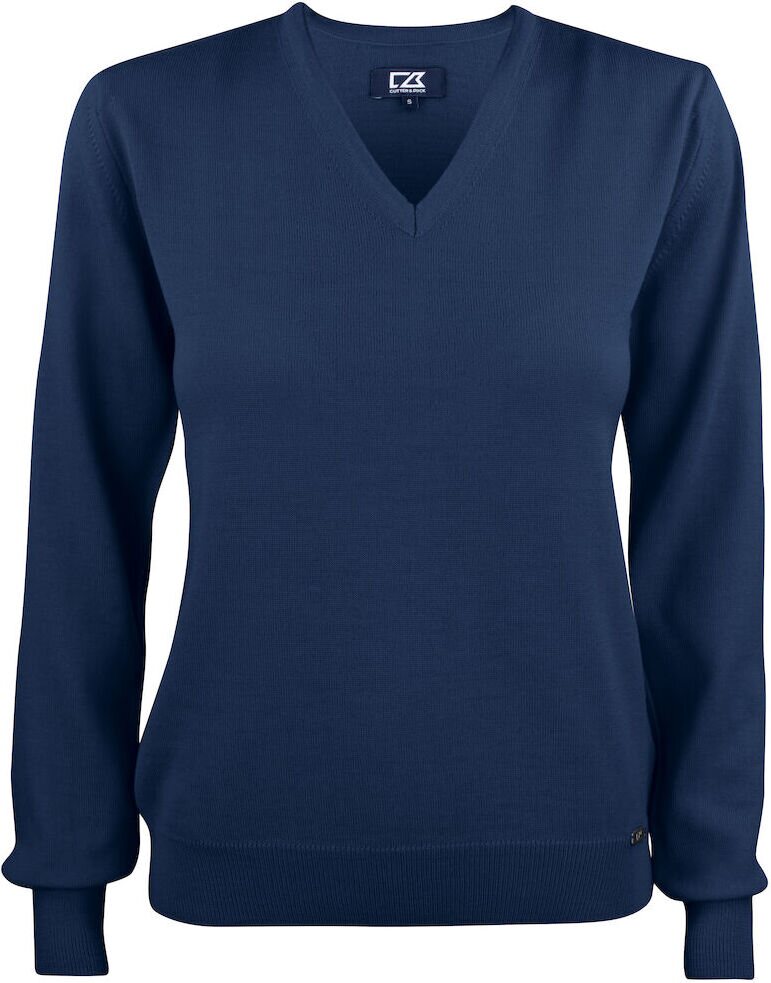 CUTTER & BUCK Everett V-neck Ladies Tummansininen (580)
