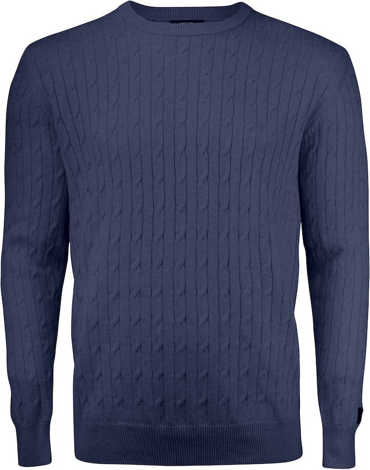CUTTER & BUCK Blakely Knitted Sweater Men's Meleerattu laivastonsininen (554)