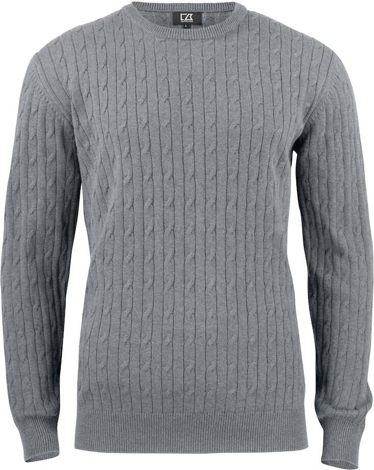 CUTTER & BUCK Blakely Knitted Sweater Men's Meleerattu harmaa (95)